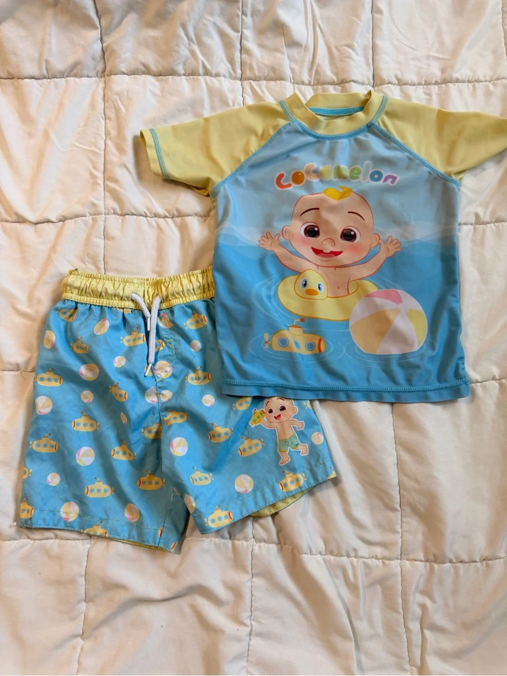 CoComelon Kids 2-Piece Swimsuit Set Size 3T – Boys